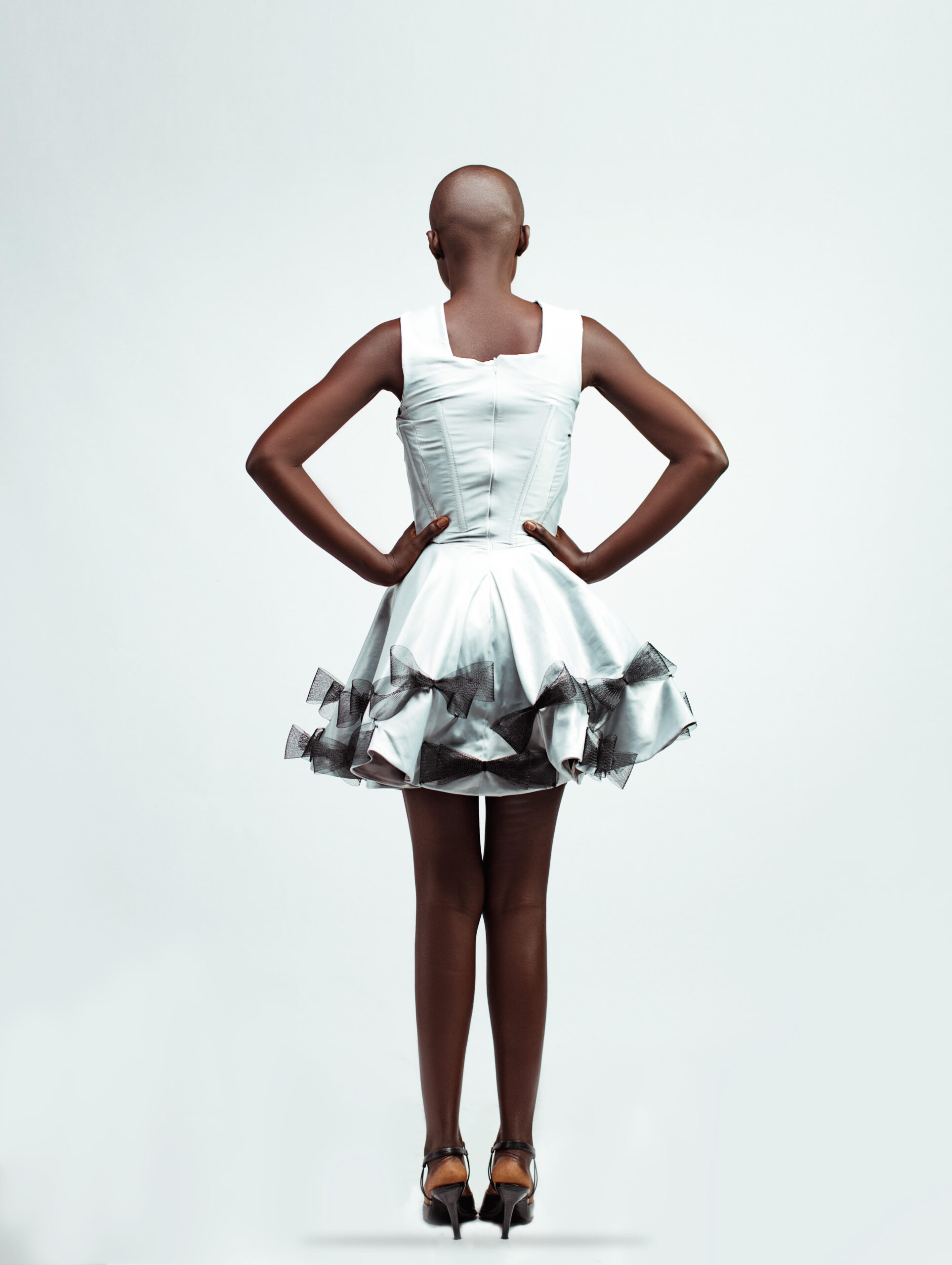 FLARE CORSET WITH BOWS
