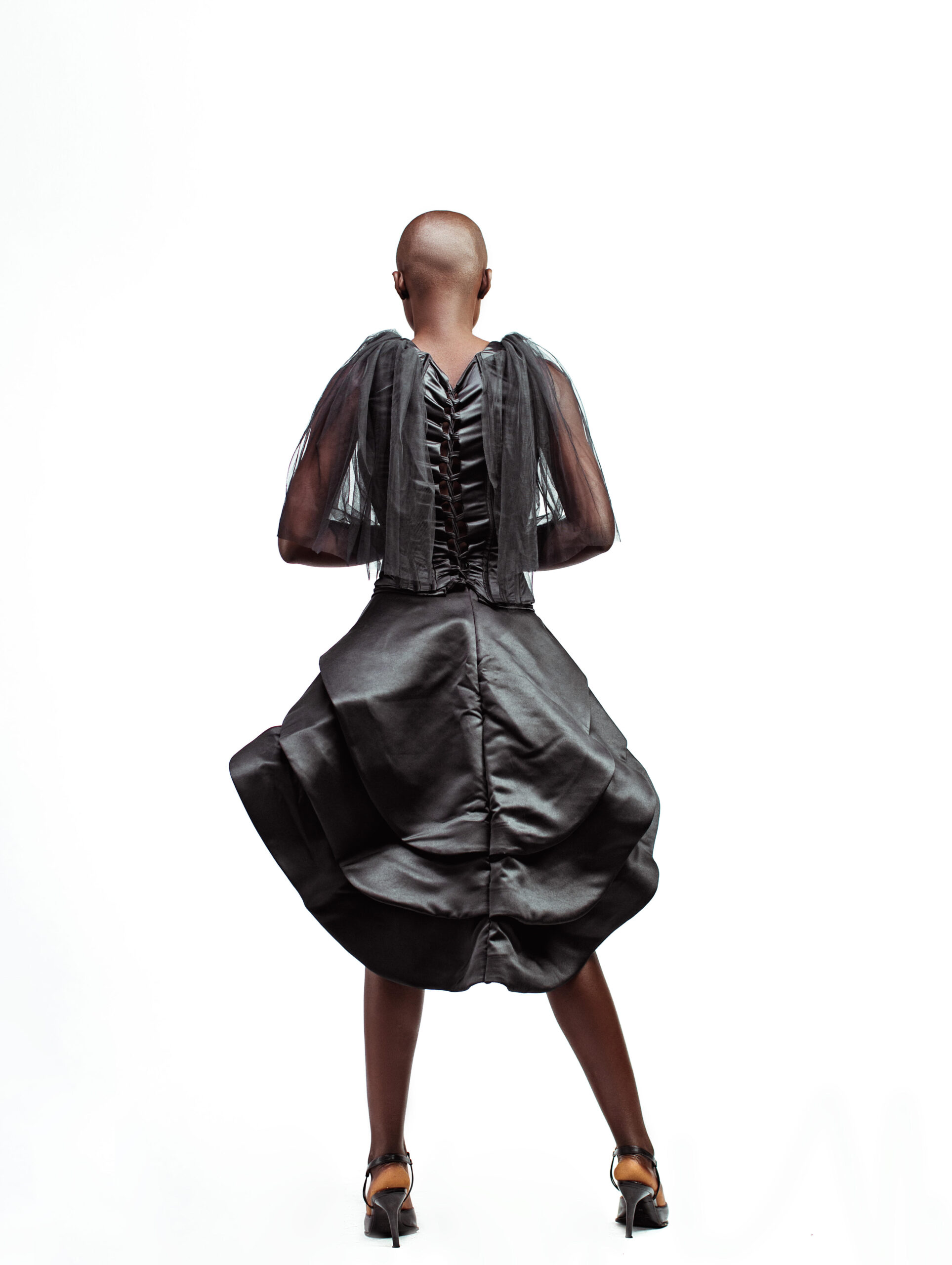 3 LAYERED HIGH-LOW SKIRT